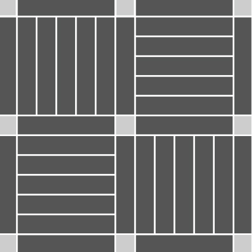 Squares with block highlight